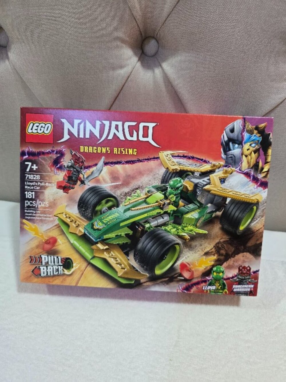 **NEW** LEGO NINJAGO® #71828 Lloyd's Pull-Back Race Car